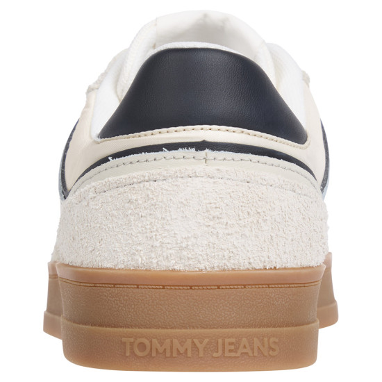 Tommy Hilfiger The Greenwich Leather Mixed Texture Trainers